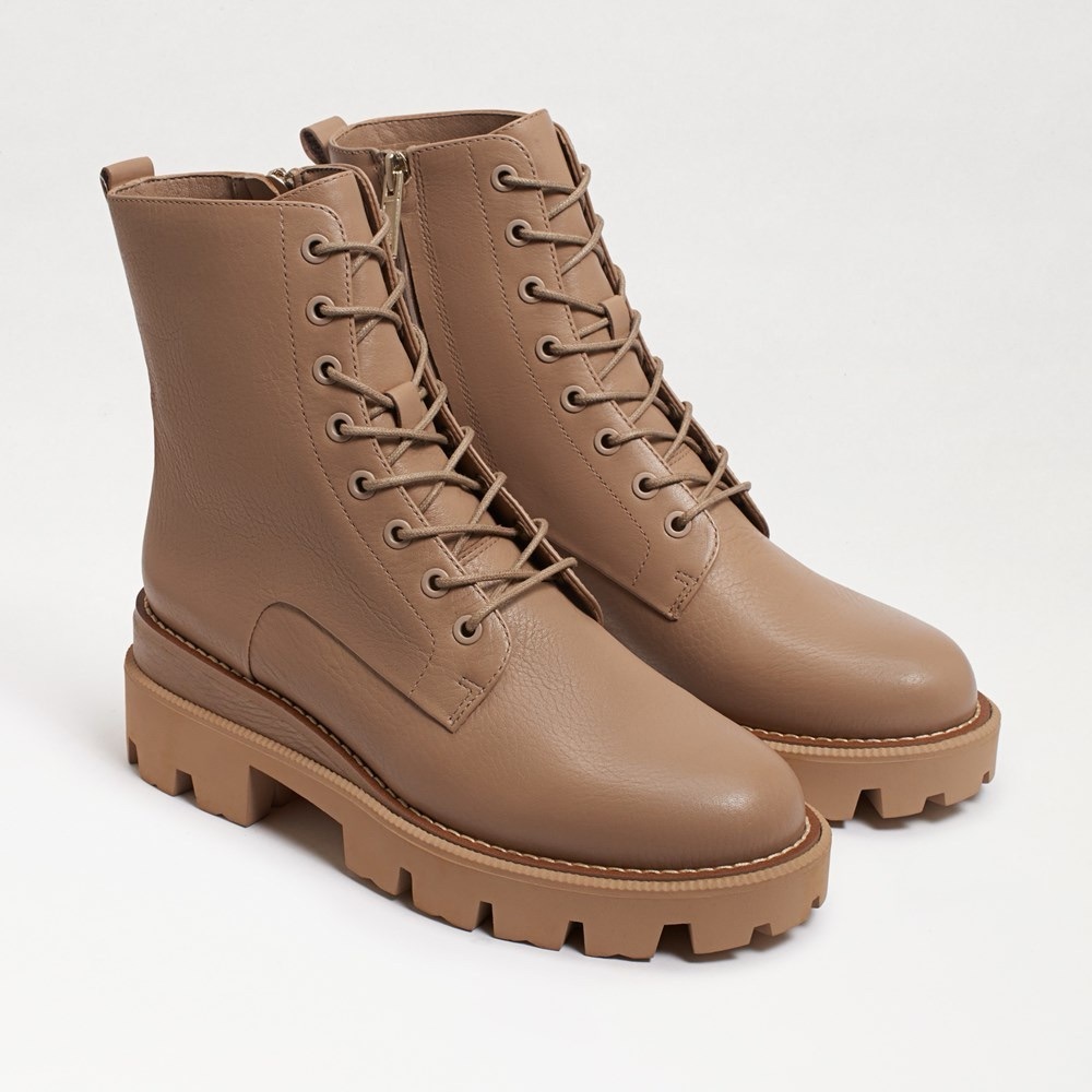 Sam Edelman GARRET COMBAT PLATFORM BOOT
Lt Cedarwood Leather